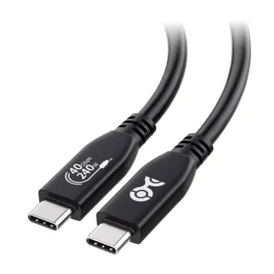 Kabel USB-C => USB-C 40Gbps 1,00m - Thunderbolt 4 (240W PD 8K@60Hz)