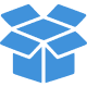 Opened packaging icon